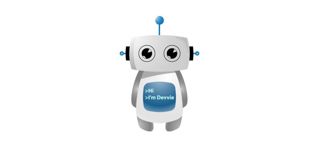 Our bot Devvie.